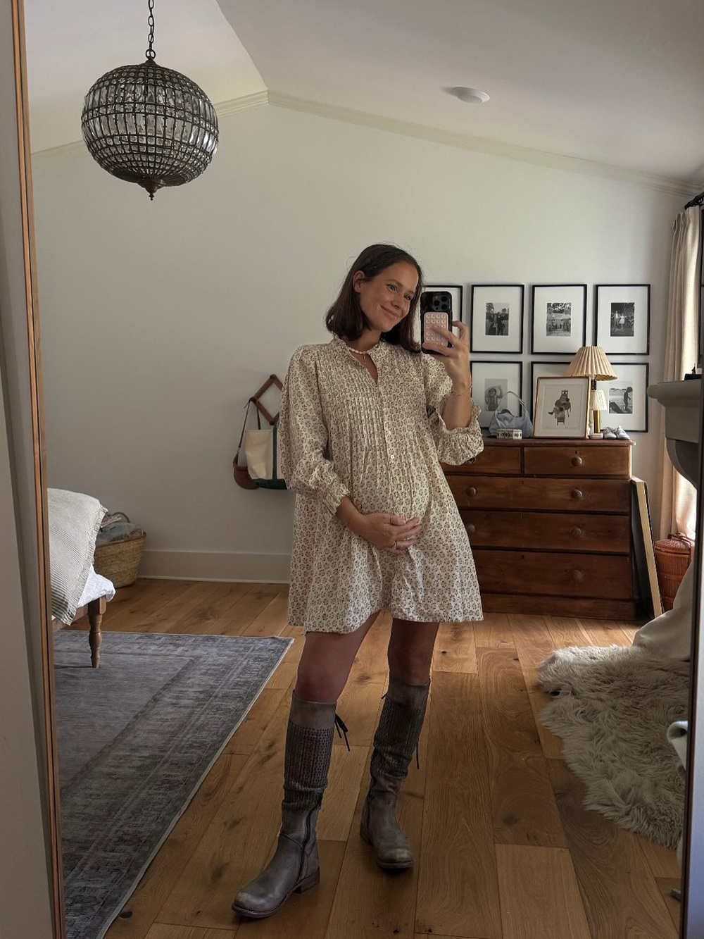 DÔEN Dulcie Dress in Spring Elderberry Floral Organic Cotton | XL - Picture 16 of 16